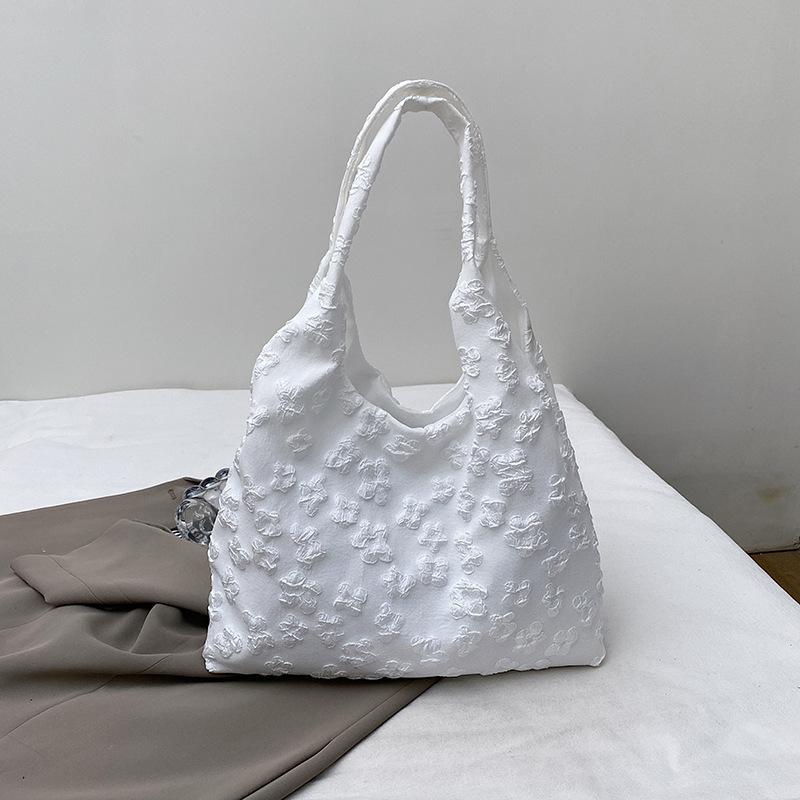 

Тканевая сумка дизайн чувство лето новая сумка простая фея цветок кружево сумка через плечо сумка литературная белый