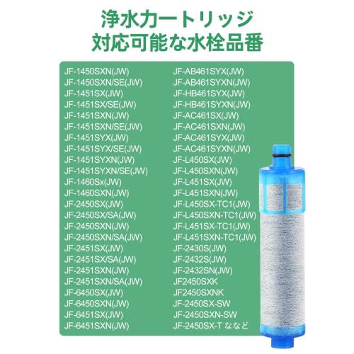 Genuine JF-21-T Replacement Water Purifier Cartridges (3-Pack) All-in-One Chlorine Removal Cartridges