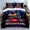"Roblox Gamer Bedding Set" Bedding Duvet Cover Set Duvet Cover Pillowcases  (1 * Duvet Cover 2 * Pillowcases, Without Duvet Insert)