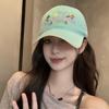 Womens Cotton Baseball Cap With Wide Brim And Adjustable Closure For Spring And Summer