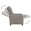 Recliner Taupe Polyester
