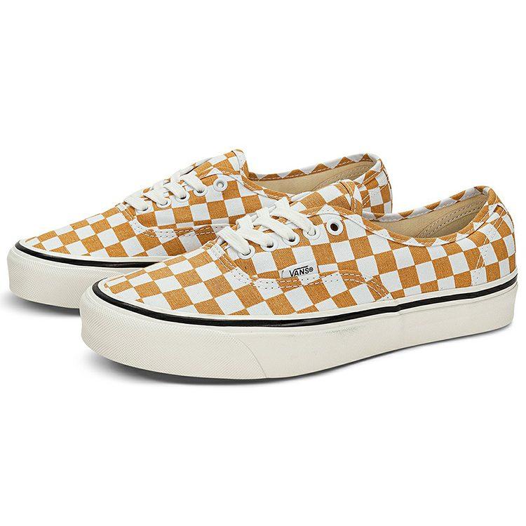 Vans Authentic 44 DX Low Top Canvas Shoes Unisex Orange White VN0A7Q5CBLS