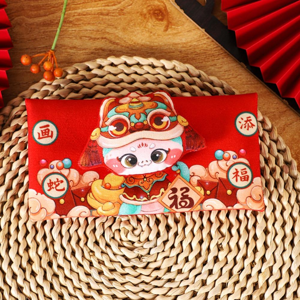

Cloth Red Envelope Red Red Envelope Bag Cute Money Pocket New Year B
