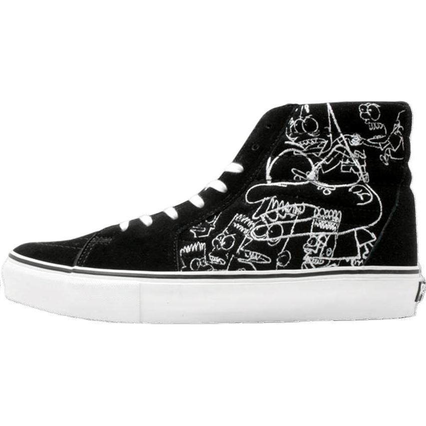 

Vans Sk8 Hi Високі Скейтбордичні Кросівки Унісекс Чорні 6520499 40.5