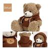 Plüschbär flauschiger Hoodie beige Kleidung Kinder Geburtstagsgeschenk