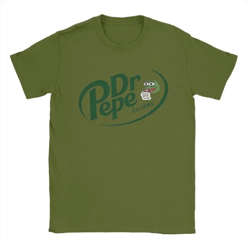 Awesome Dr. Pepe T-Shirts for Men Crewneck Pure Cotton T Shirts Short Sleeve T Shirt TB High Quality O-Neck Short Sleeves 80341