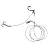 Pack of 50 Long Shank Curved Back Hooks for Stream and Fly Fishing.