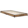 Bed Frame Reclaimed Wood 80 X 200 Cm Engineered Wood