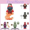 Supererou Spider-man Costum Negru Auriu Dr. Set de 8 Mini Cuburi de Construcție Figurină de Acțiune