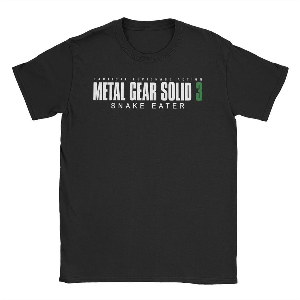 Vintage Velký Šéf MGS3 Snake Tričko Pánské Dámské Kulatý Výstřih Čistá Bavlna Trička Metal Gear Solid 3 Krátký Rukáv Trička Dárkové Vrcholy