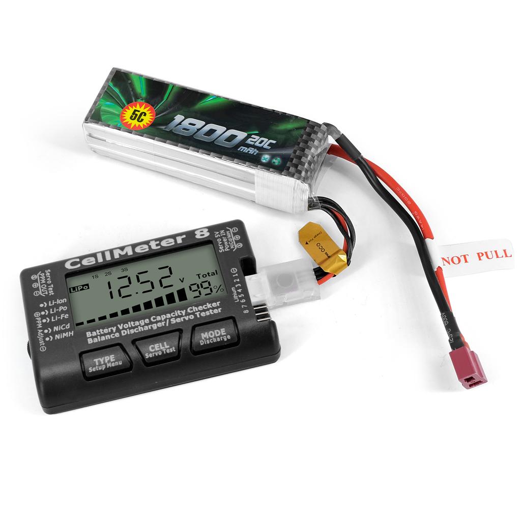 Digital Battery Capacity Checker Tester Detector Battery Balance Discharger Servo Tester for  