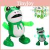 Popular Electric Dancing Frog Toy With Light And Sound Effects Wholesale For Street Vendors