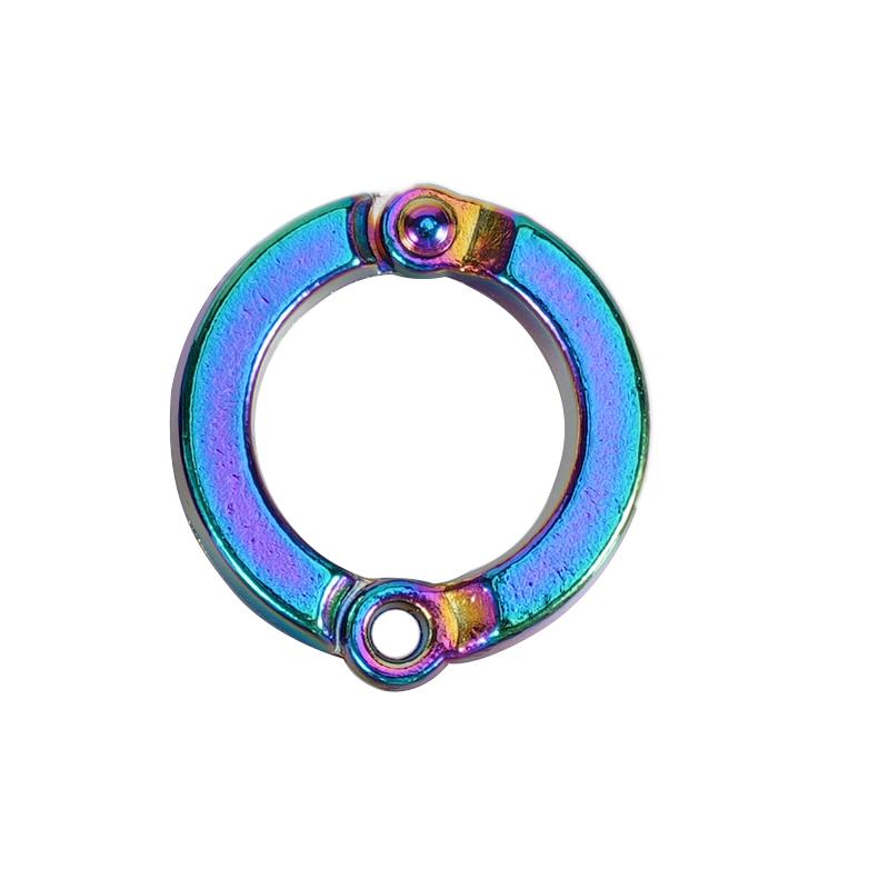 Anillos Metálicos para Patas de Loro de 4-15 mm Anillos para Patas de Pájaros Mascotas Actividad de Entrenamiento de Vuelo al Aire Libre Anillo de Apertura Antiperdida Anillo de Pie