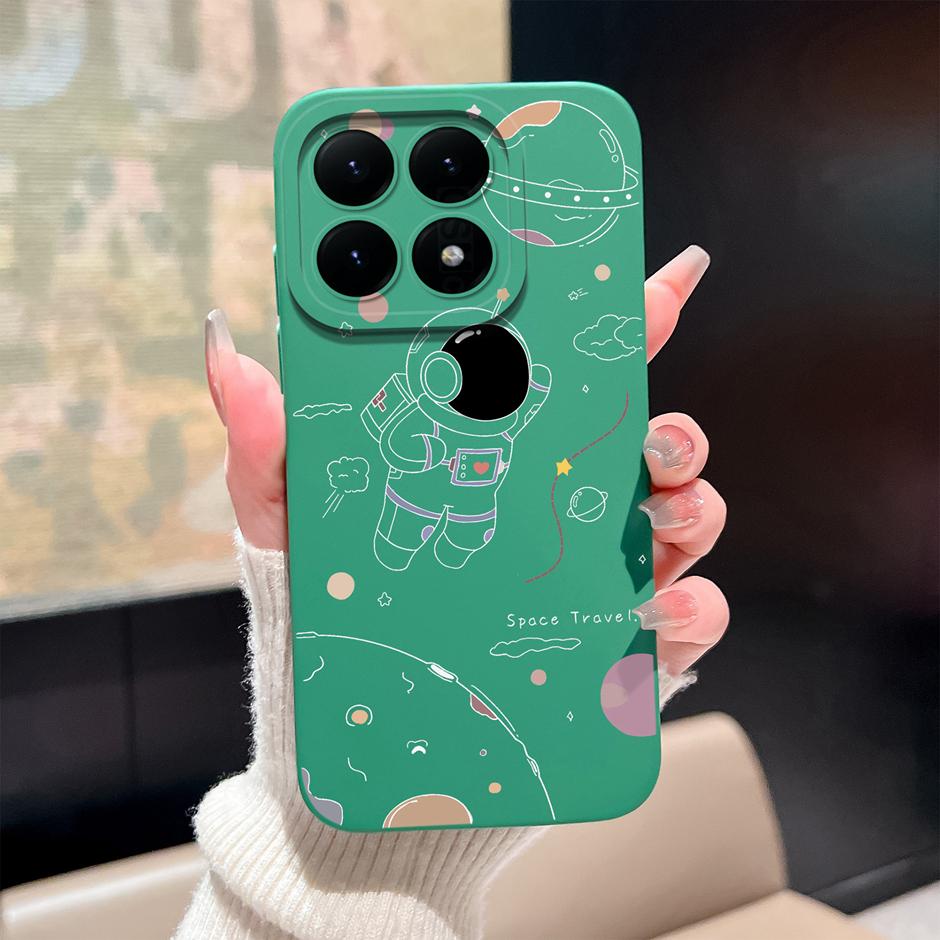 Phone Case For Xiaomi 15T Pro 5G Cute Dinosaur Pattern Shockproof Soft Silicone Protective Bumper Cover For Xiaomi15T Pro Fundas