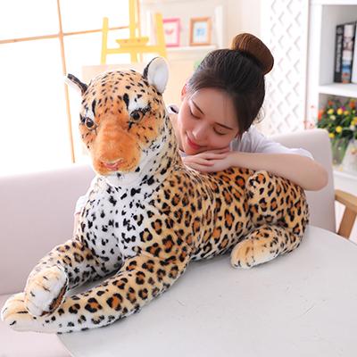 30-90cm Lifelike Tiger Leopard Plush Toys