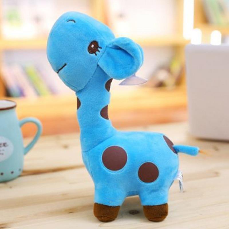 Giraffe Plush Doll Cartoon Soft Deer Pendant Toy Doll Color Birthday Christmas Gift for Kids