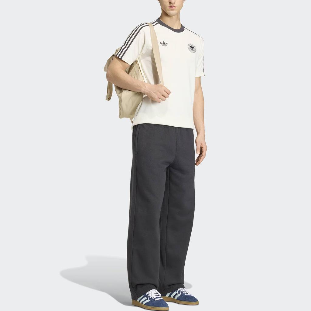 adidas Originals T-Shirts Herren Jade Weiß Rundhalsausschnitt Moderat KG5098