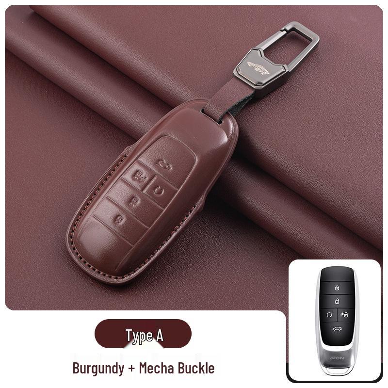 Genuine Leather Key Case for GAC AION Y Plus/S Plus Car Protection