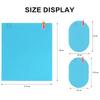 Professional Rearview Mirror Rain Protection Film Set Anti Fog Waterproof for Car Truck Window Glass Safe Driving Rainy