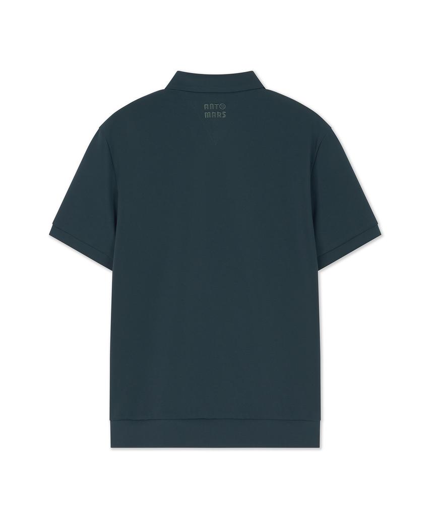 Antomas Atms Track Polo Shirt Men'S - Dark Green