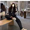 Sports Suit for Women in Spring and Autumn Korean Style Loose Fashion Sweatshirt Casual Running Wear Two-piece Set