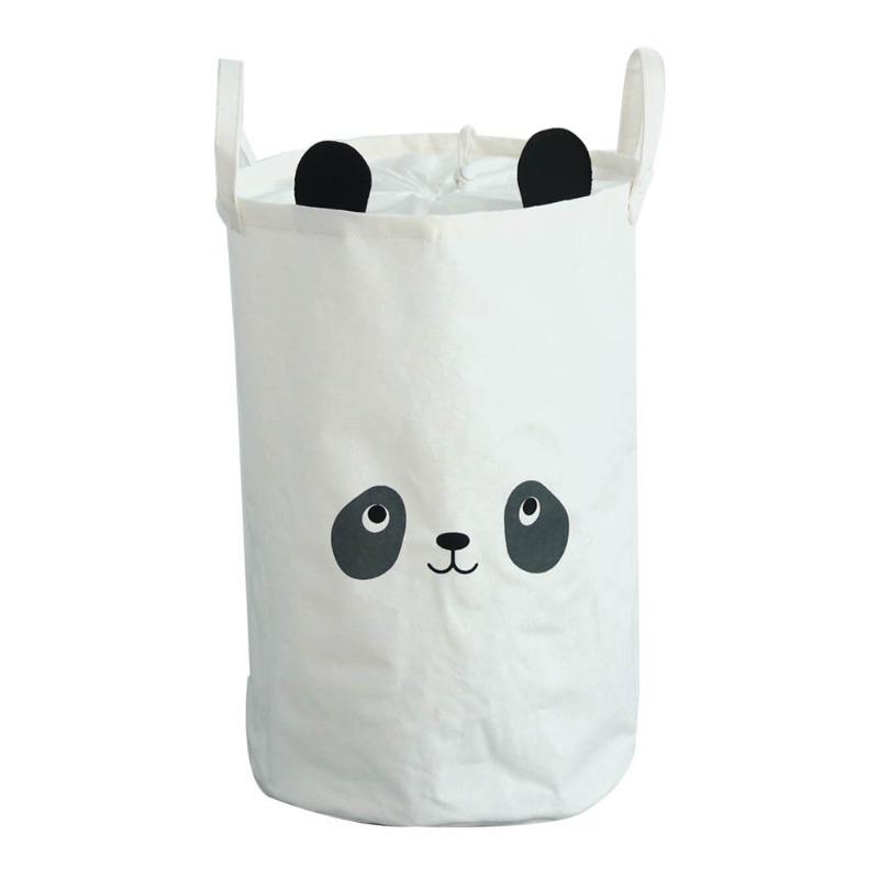 

Тканевое бытовое ведро для хранения на шнурке, портативная корзина для хранения в студенческом общежитии, хранение в спальне 34*52 белый