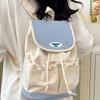 Large Capacity Nylon Backpack Colorful Students School Bag Portable Shoulders Bag  Sport