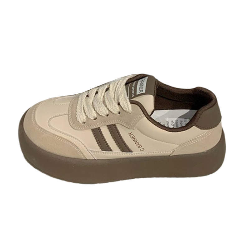 Dexun Shoes Women's Shoes Autumn New Versatile Niche Retro Sports Casual Non-slip Forrest Gump Board Shoes