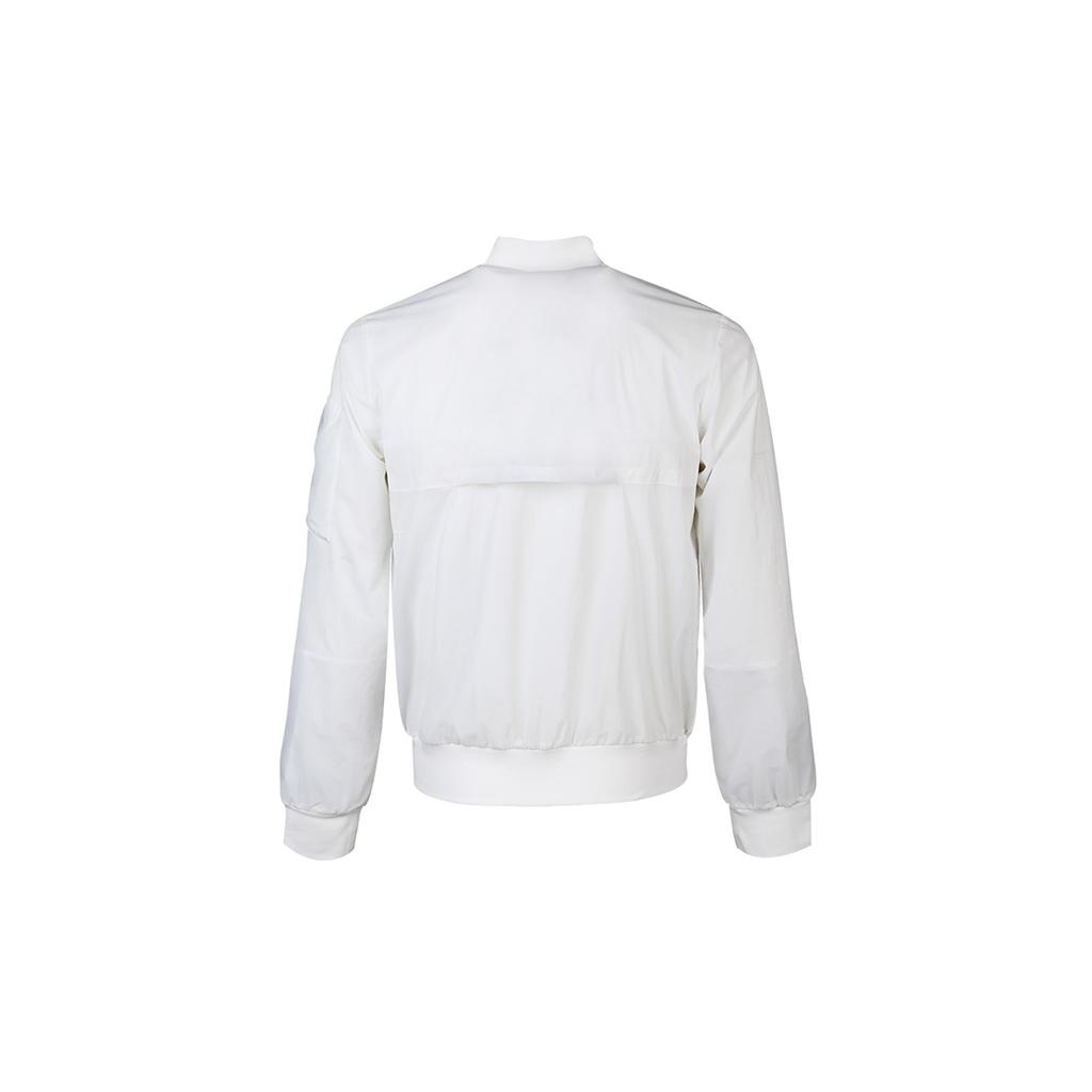 Men's adidas MH JKT BOMB 3S Woven White Jacket GH4803