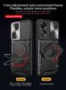 For Oppo A18 A38 A58 A78 A60 4G Case Shockproof Armor Magnetic Ring Stand Cover for Oppo A98 A79 5G Slide Camera Protect Fundas