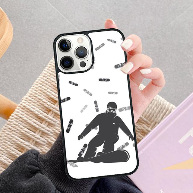 Skiing Snow Snowboard Ski Phone Case For iPhone 17 Air 14 15 16 13 12 Max Cover For Apple iPhone 17 Air 11 Pro Max Plus SE2020