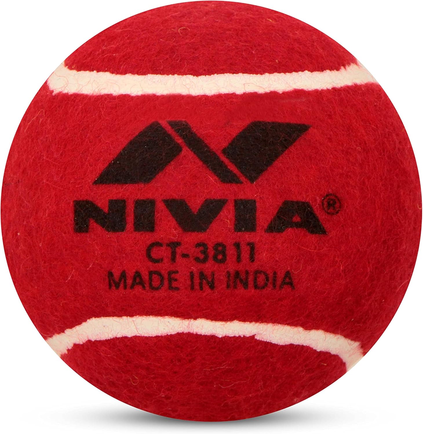 

Мяч для крикета и тенниса Nivia Heavy Red