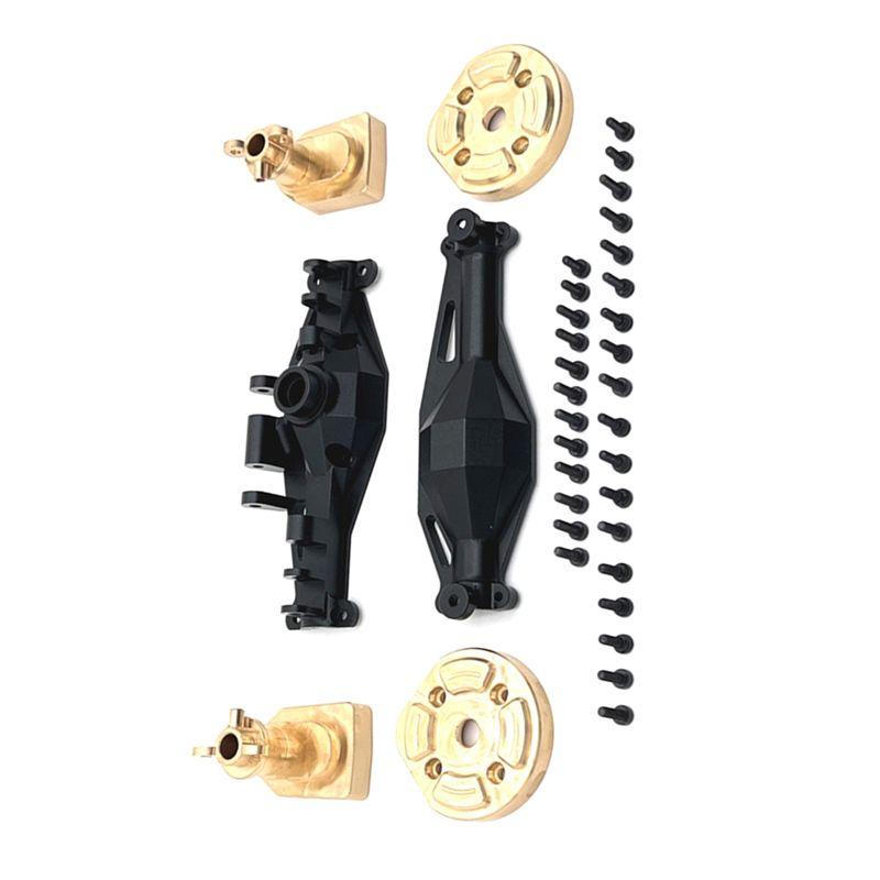 A71Z Carro RC Carcaça do Eixo Traseiro Latão Tampa da Porta do Copo Traseiro Kit de Eixo Para MJX 1/12 H12Y H12Y+ Acessórios de Upgrade para Carro RC