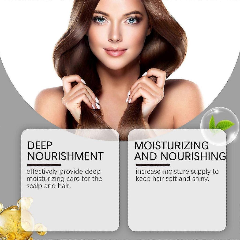 Nourishing Shampoo for Deep Moisturizing & Oil Control Gentle Cleansing, Voluminous & Fluffy Hair, Long-Lasting Fragrance, 100ml