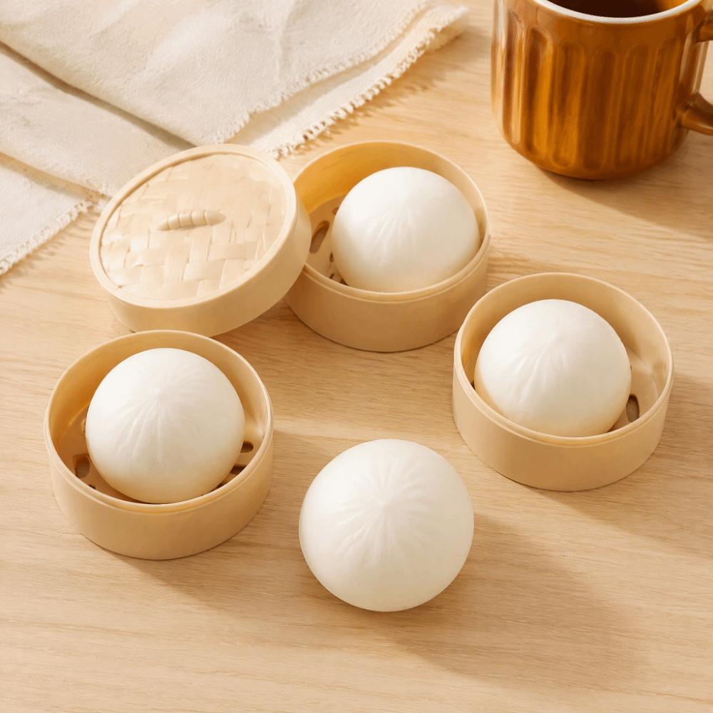 Slow Rebound Steamed Bun Squishies Slow Rising Steamed Bun Squeezable Toy for Adults