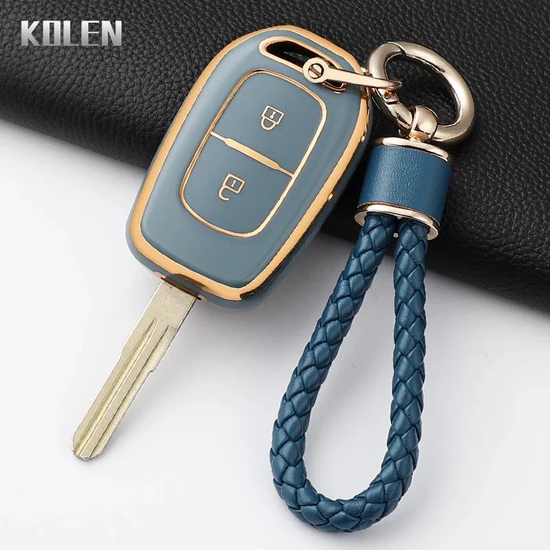 Fashion Tpu Car Key Case Cover For Renault Kwid Traffic Symbol Sandero Logan Lodgy Dokker Dacia Duster 2 3 Buttons Protector Fob