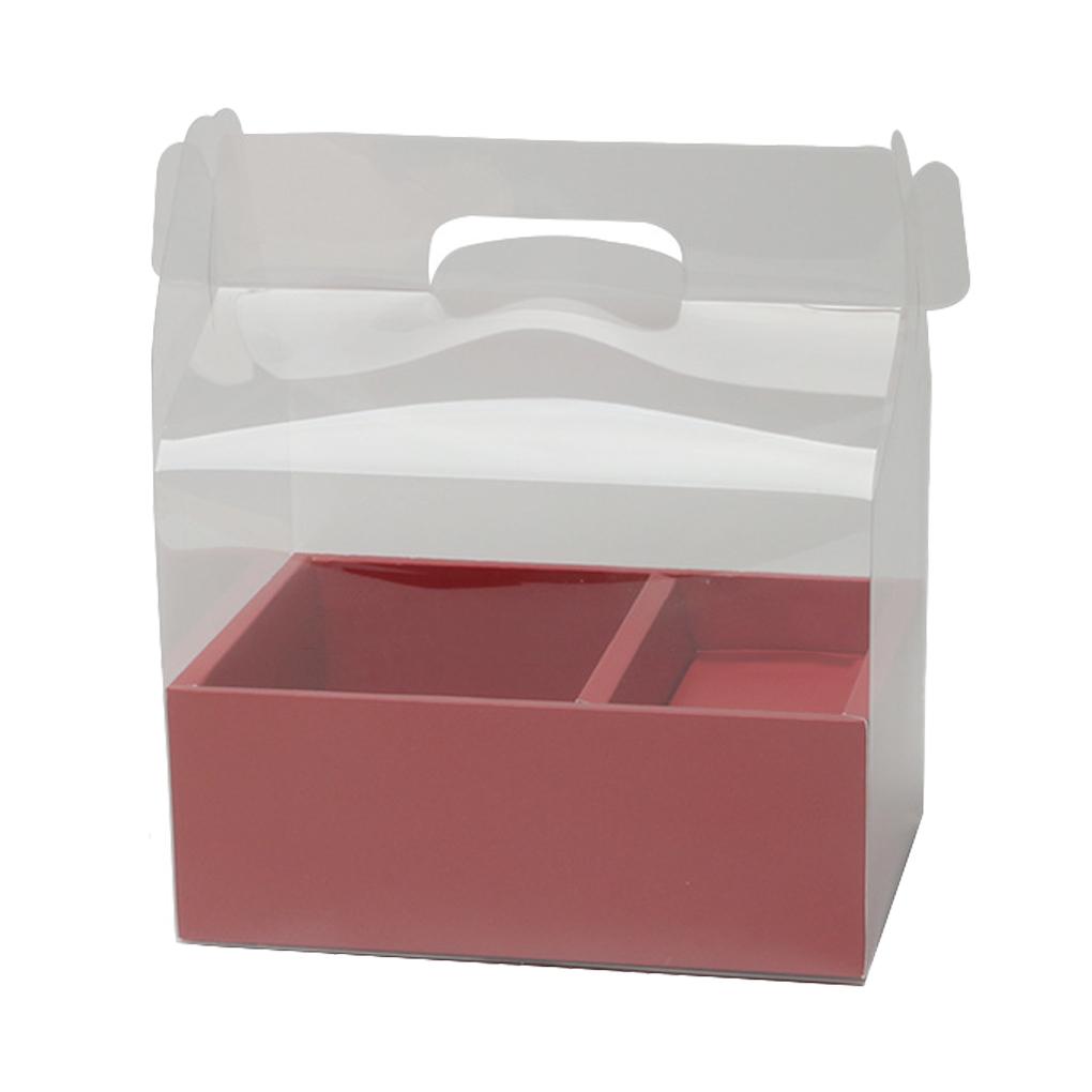 Gift Box Cake Bag with Handle Flower Storage Boxes Decor Party Favor Decorative Engagement Proposal Celebration Ceremony