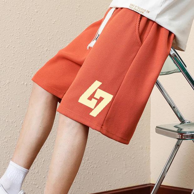 Summer  Sports Fitness Shorts Men's Basketball Game Training Running Casual Loose Quick-Drying Five-Point Pants