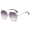 Polarized Sunglasses Women'S Metal Large Frame Sunglasses Women'S Glasses