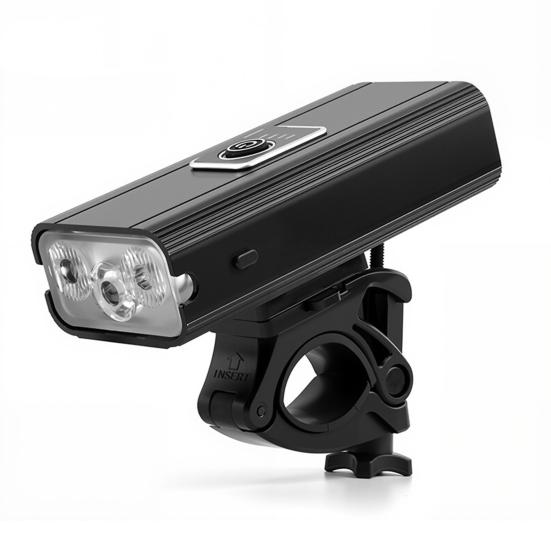 Bicycle Headlight USB Rechargeable 6 Modes Adjustable 400LM Waterproof Universal MTB Road Mountain Bike Night Riding Front Lamp