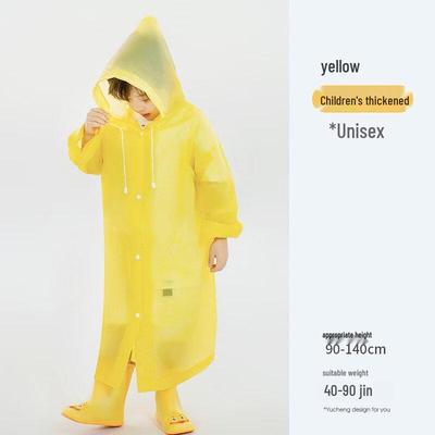 Kids' Disposable EVA Rain Poncho