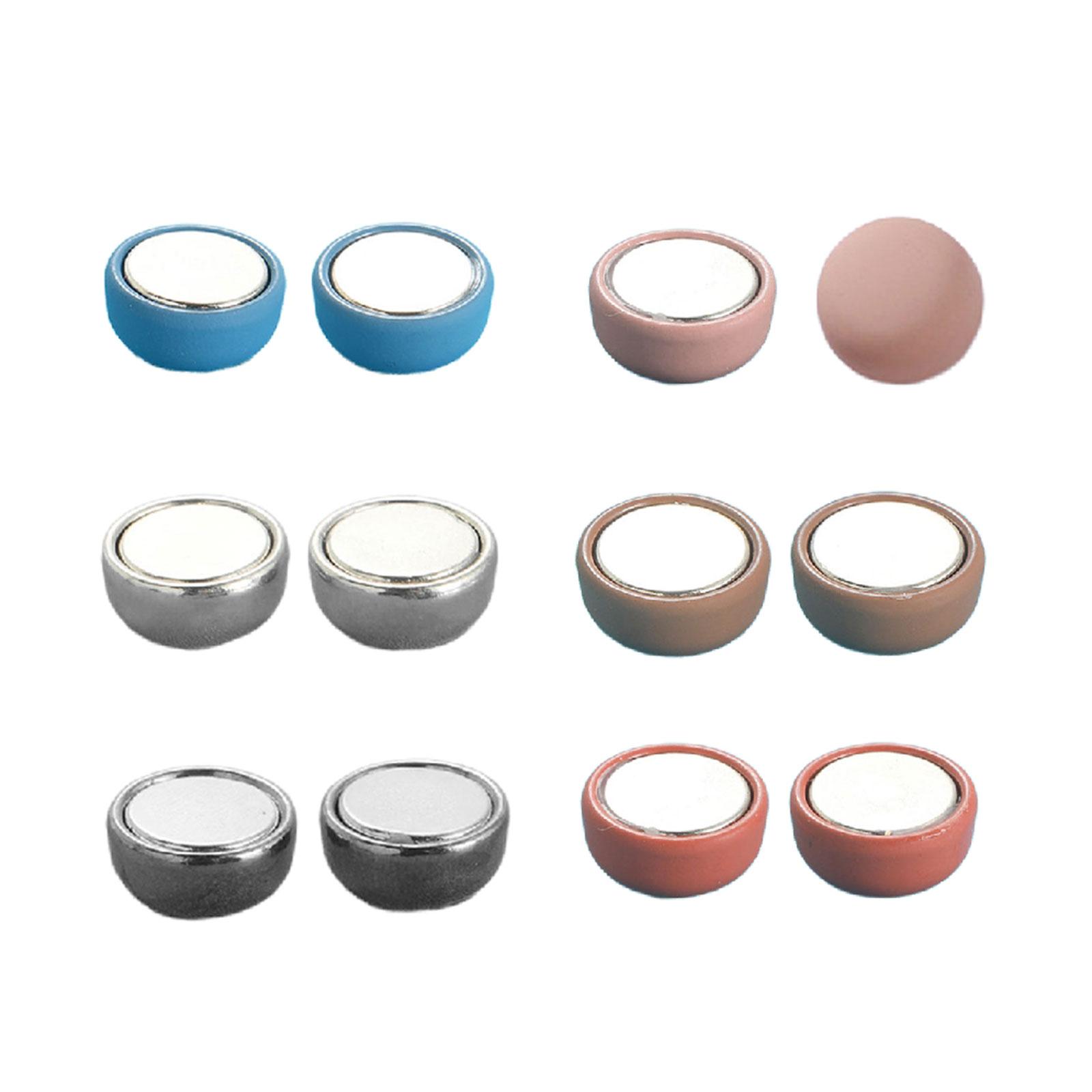 

6 пар застежек для хиджаба Магнитный зажим для шарфа хиджаба Магнитные кнопки Хиджаб Магнитная брошь для воротника Запонки для хиджаба B