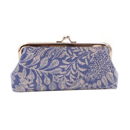 Coin Purse with Kiss-lock Closure