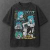 2026 Anime Dragon Ball Vintage Washed Oversized TShirt Man Women Cotton Short Sleeve Tee Casual Top Mens Clothing Y2k Harajuku