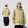AOGZ Funktionelle Kapuzen-Arbeitskleidung Windbreaker Jacke
