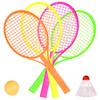 2pcs Mini Badminton Racket & 1pc Badminton 1pc Table Tennis Two Person Interactive Universal Sports Game Birthday Gifts