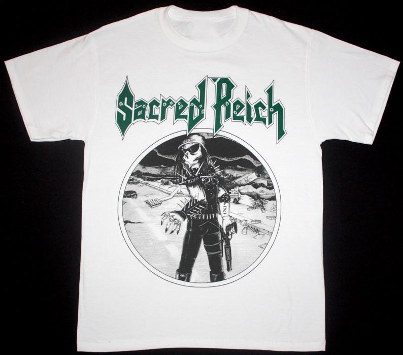 Редкая белая футболка Sacred Reich 90-х S-Unisex Унисекс футболка M