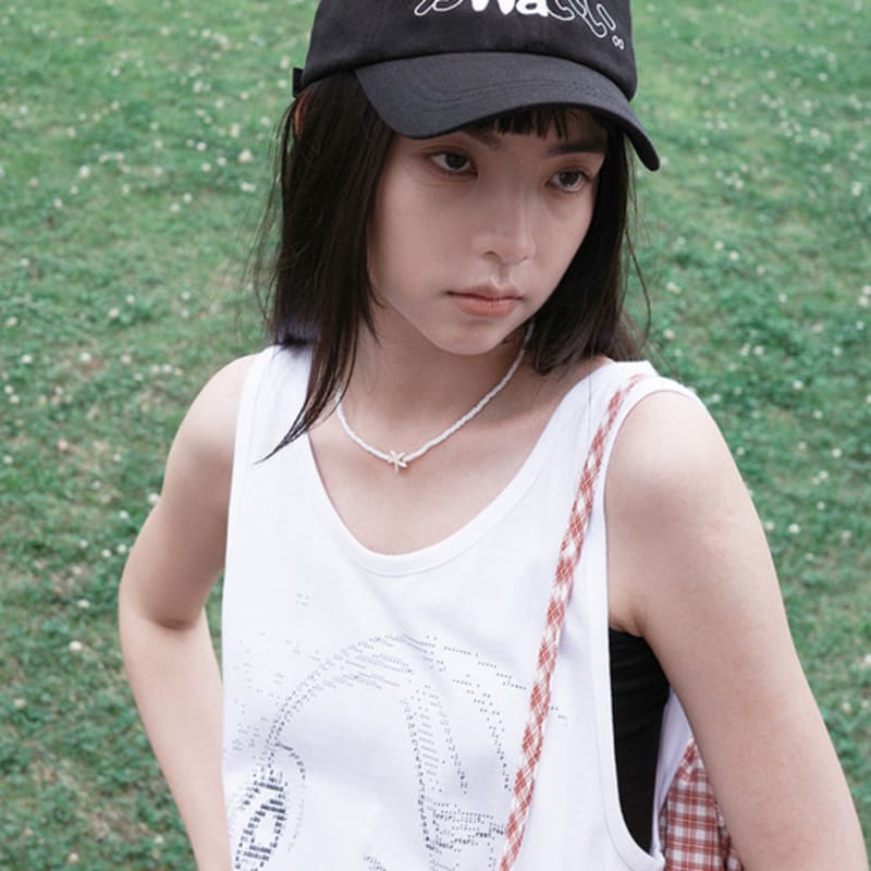 WONDER VISITOR KAWAii ball-cap [Black]