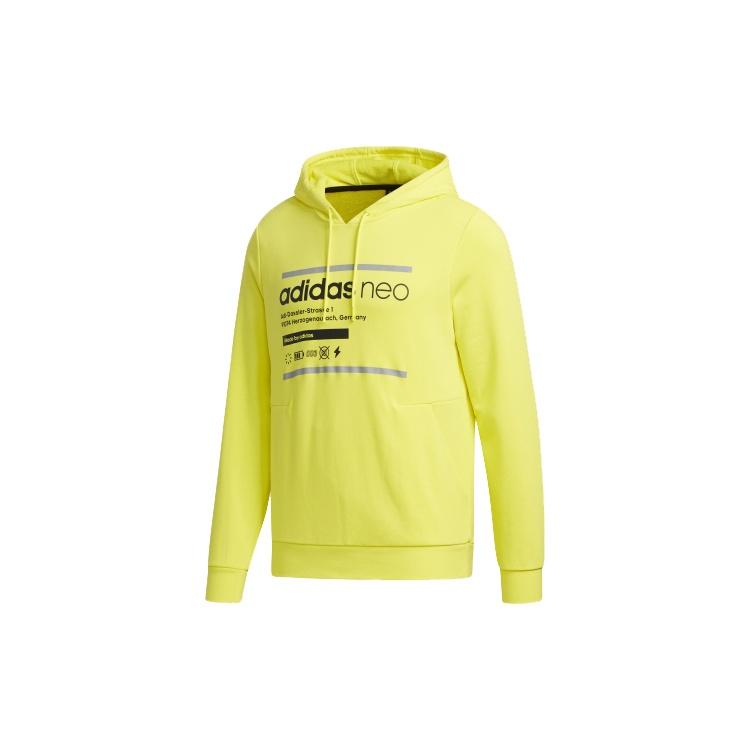 adidas neo Series Casual Sports Pullover Yellow Men s FN6454 S