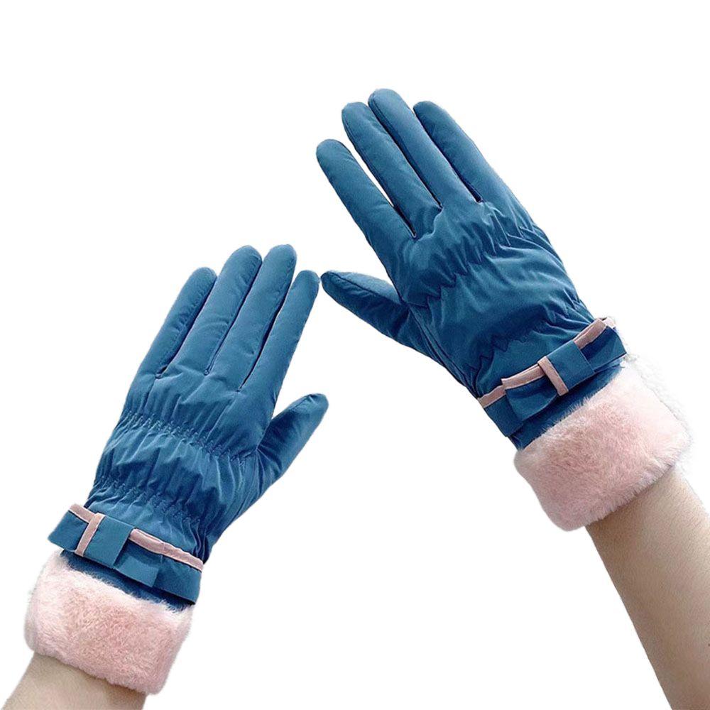 Snow Ski Gloves Waterproof Full Finger Gloves Protective Mittens Anti-skid Mittens Cycling Gloves
